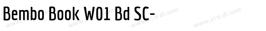 Bembo Book W01 Bd SC字体转换